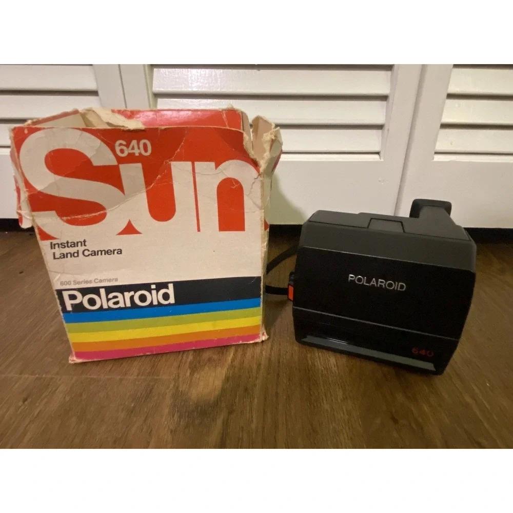 Vintage Polaroid Camera Lot Automatic 230 640 Swinger Kodak Untested 4 Cameras